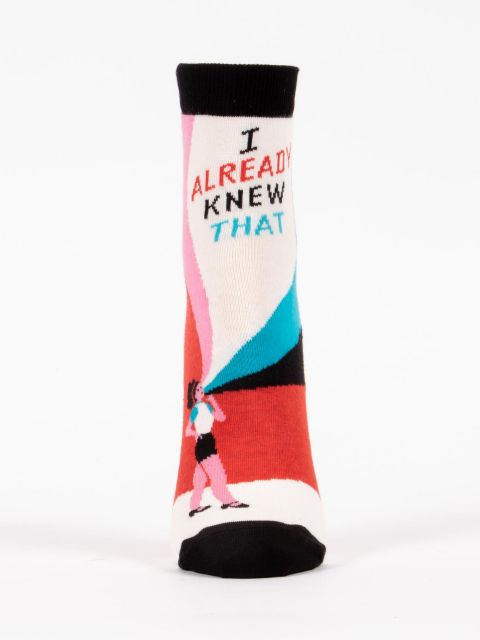 Image of I Already Knew That W/Ankle Socks BLUEQ